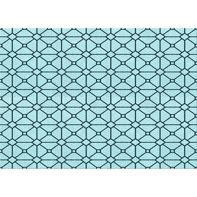 Ahgly Company Tapis d'Intérieur Lavables en Machine Rectangle Transitionnel Vert Profond, 6' x 9'