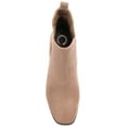 thumbnail image 4 of Journee Womens Maxxie Pull On Stacked Heel Booties, 4 of 8