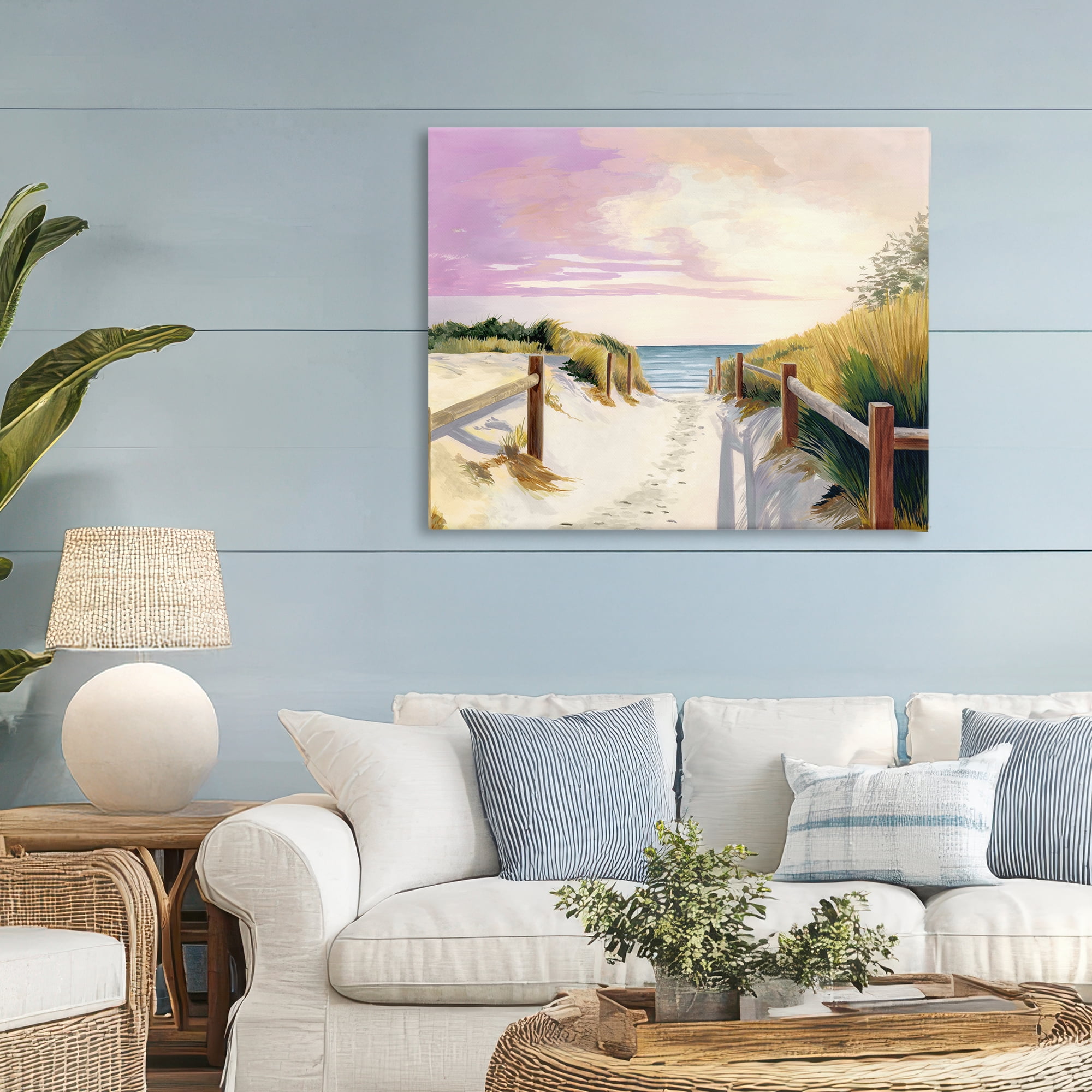 Cottesloe Beach Pathway Canvas Wall Art, design by Courtney Haley