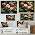 thumbnail image 4 of Designart "Koi Pond China Art painting" China Art Floater Framed Wall Decor, 4 of 7