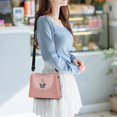 thumbnail image 2 of 100Fens Women Soft Washed Leather Shoulder Bag Multi-Zip Spacious Large Capacity Handbag For Daily Use Travel Work Shopping Necessity, 2 of 10