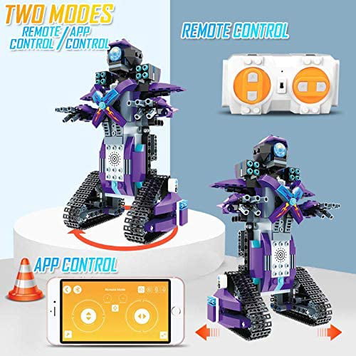 Ottoy Building Blocks Robot Kits for Kids to Build, STEM Toys Engineering  DIY Remote Control Robot Kits STEM Robotics Building Kits for 8-14 Years  Old 