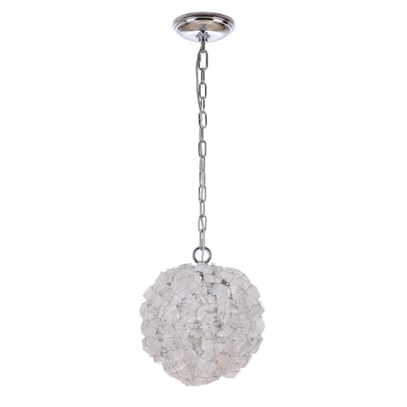 48490-CH Craftmade Lighting Roxx - 1 Light Pendant In Transitional Style-11.13 Inches Tall and 9.25 Inche Wide -Traditional Installation