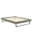 thumbnail image 5 of Hawthorne Collections Wood Queen Platform Bed Frame with Supporting Legs in Gray, 5 of 7