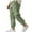 Green, variant on Plebaso Men's Jogger Pants Drawstring Lightweight Beach Joggers Elastic Waist Summer Casual Trousers