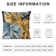 thumbnail image 5 of JRXY Palm Leaves with Lush Branches and Leaves Tropical Jungle Palm Leaves Short Plush Pillowcase 1 Piece White, 5 of 5