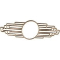 thumbnail image 2 of 28"W x 14"H x 7 3/4"IW x 13 1/4"IH x 3/8"T Elizabeth Wood Fretwork Pierced Ceiling Medallion, Red Oak, 2 of 3