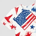 thumbnail image 4 of NOLDARES Toddler Boy Summer Play Outfit Clothes Short Sleeve Dinosaur Tee Casual Shorts Blazer,5-6 Y, 4 of 4