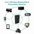 thumbnail image 2 of Bluetooth 5.0 Transmitter Receiver 2 In 1 Wireless Audio 3.5Mm Jack Aux Adapter, 2 of 6