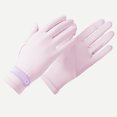 thumbnail image 1 of Irfora Guantes de protección solar para mujer, transpirables, antideslizantes, anti-UV, suaves, elásticos, para ciclismo, conducción al aire libre, guantes Irfora Guantes de mujer, 1 of 7
