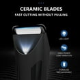 thumbnail image 4 of Electric Body Trimmer, Men's Groin Hair Trimmer IPX5 Waterproof Wet/Dry Use Razor, Ceramic Blade Ball Shaver Clipper Body Grooming Kit with LCD Baterry Display, USB Recharge Dock & LED Light, 4 of 8