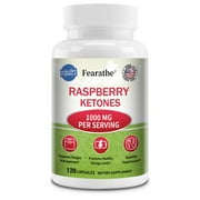 Natural Raspberry Ketones 1000mg - Weight Loss Supplement, to Boost Pure Energy & Metabolism, Supports Weight Management - 120 Capsules