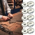 thumbnail image 3 of VONKY 1/2/3/5 10set Metal Buttons Innovative For Trendy Garments Spring Buckle Is Fastened Plating White 1 Pc, 3 of 6