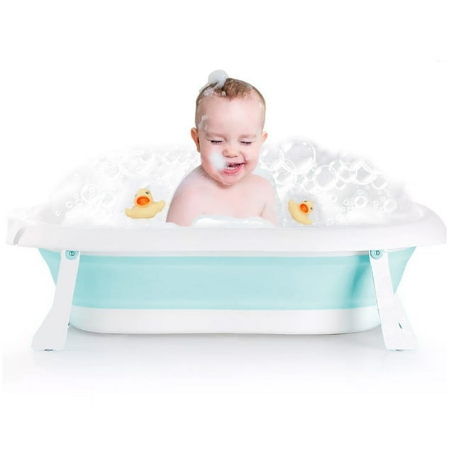 Tina Bañera Shendy Vendy Para Bebe Plegable Con Medidor De Tem Y Soporte