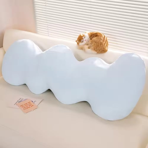 Colourtree Blue Long Memory Foam Body Pillow for Adults, Full Length Support & Pain Relief