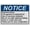 Warning Sign 2, variant on Weatherproof Horizontal ANSI Payment Policies Sign (We are not Medicare, Medicaid or HMO providers) 8 in" x 12 in" UV Resistant Indoor Outdoor Workplace Insdustrial Caution Danger Warning SIgn