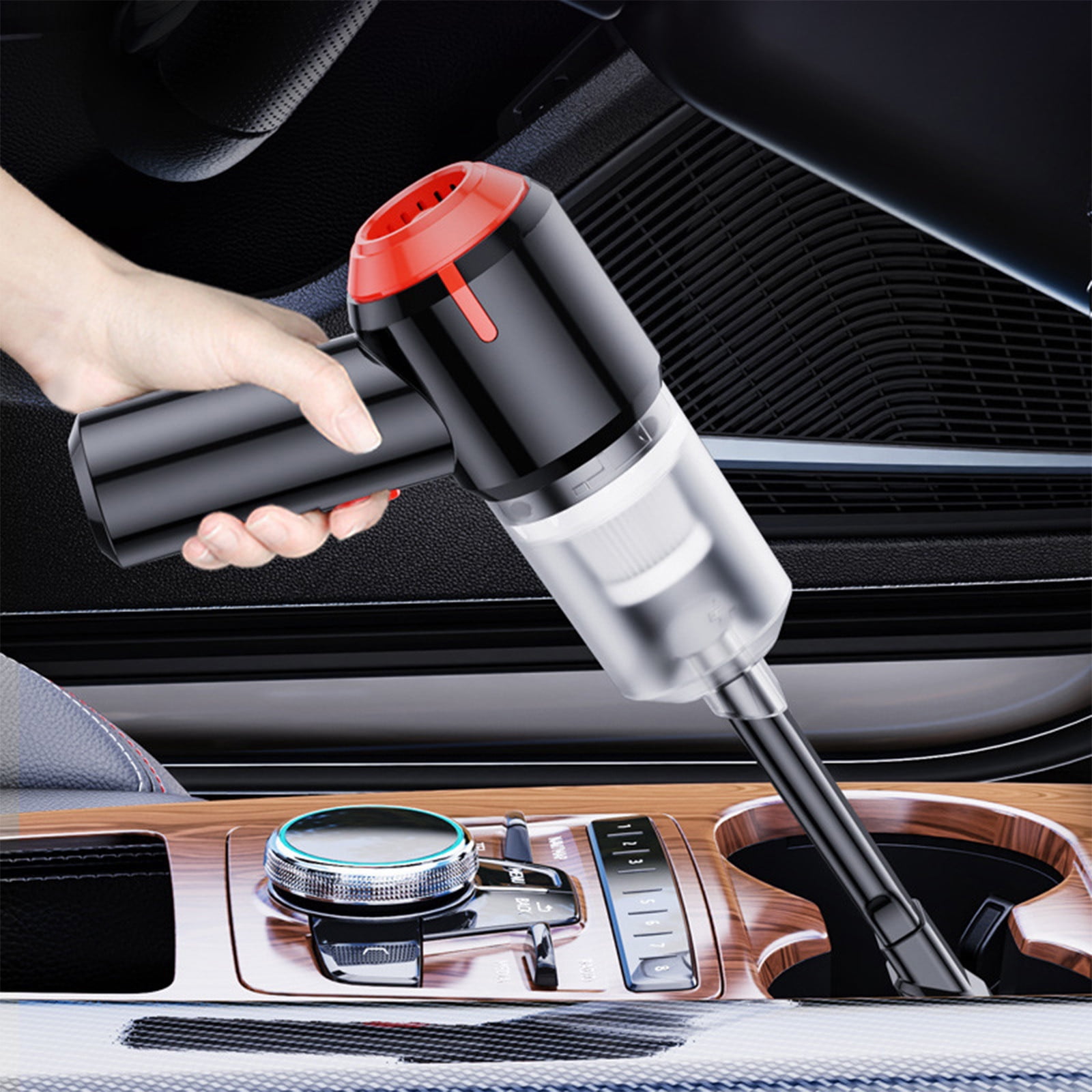 Wovilon Vacuum Cleaner Home Appliances Cordless Vacuum Cleaner, Car Vacuum Cleaner Handheld Usb Rechargeable, Dedusting, Blower And Vacuum Pump 3 In 1, Wet Dry Vacuum Cleaner For Car, Home, Office