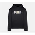 thumbnail image 4 of PUMA Youth Girls Hoodie (Black, S-7/8), 4 of 7