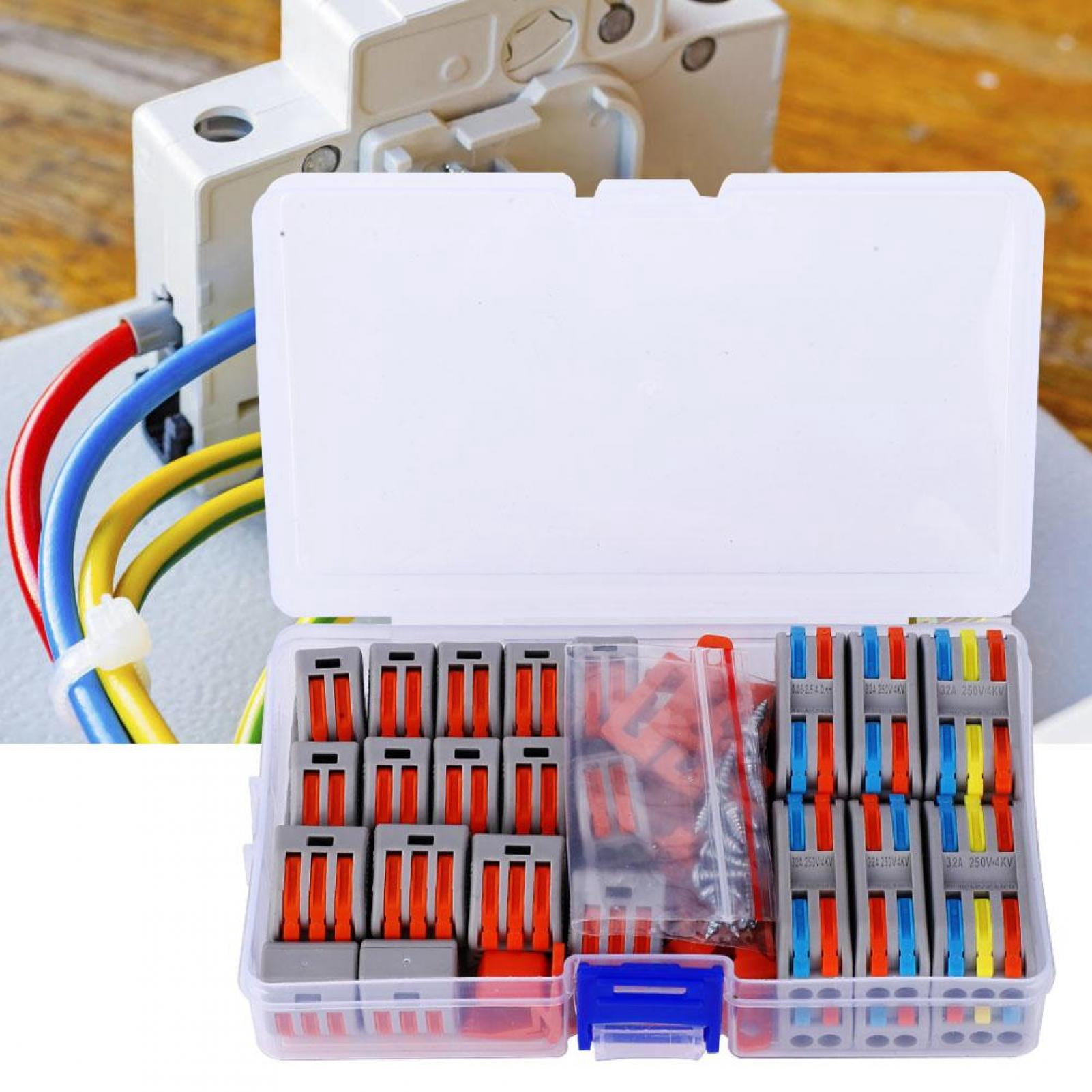 Conectores de cable 58Pcs Conector de cableado compacto Conductor PCT ...
