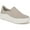 Oyster, variant on Shoes Womens Time Faux Leather Lifestyle Slip-On Sneakers