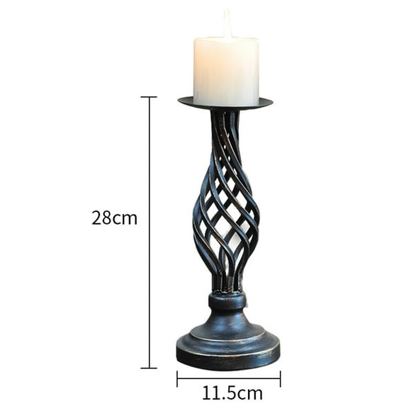 Plant Pot Wrought Iron Hollow Candle Holder Iron Candle Holder Dinner Decoration