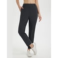thumbnail image 2 of Pantalones de golf BALEAF para mujer, elásticos y ligeros, UPF 50+, color negro L, 2 of 7