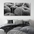 thumbnail image 2 of PixonSign Canvas Print Wall Art Set Lily Cactus Group Floral Wilderness Photography Realism Southwest Group Dramatic Grey Dark Black and White for Living Room, Bedroom, Office - 24"x36"x3, 2 of 5