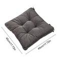 thumbnail image 4 of Viflosae Chair Cushions Desk Chair Cushion Cushion for Chair Velvet Office Ottoman Floor Mat Color Chair Cushion Strap Outdoor Accessory, 4 of 7