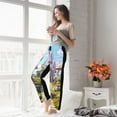 thumbnail image 5 of Pofeuu Dreamy Mushroom House Print Women's Fashion Pajama Pants with Pockets Comfy Drawstring Sleep Lounge Bottoms-Small, 5 of 6