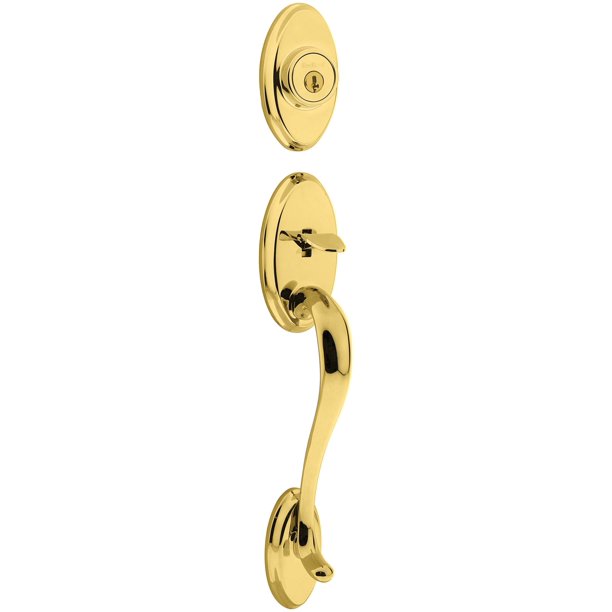 Kwikset 802SELIP Lifetime Polished Brass Signature Series Shelburne