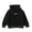 Black, variant on Vedolay Girls Sweatshirts Long Sleeve Neck Tops Loose Solid Pullover with Pockets,Red 3-4 Years