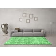 thumbnail image 3 of Ahgly Company Indoor Square Persian Emerald Green Traditional Area Rugs, 5' Square, 3 of 4