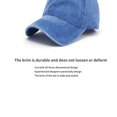 thumbnail image 4 of Casquette de Baseball Vintage Coton Lavable Ajustable Classique - Bleu Royal, 4 of 6