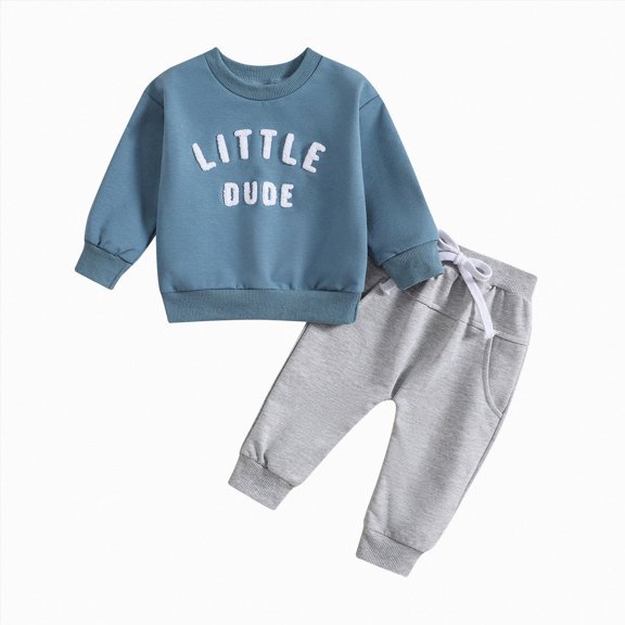 HCNTES Baby Boy Winter Clothes Boy Baby Clothes Boys Winter Trousers Suit Letter Baby Cotton 9 12 18 24 Months Outfits Boy Clothes