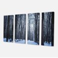 thumbnail image 2 of Bois Épais dans la Forêt d'Hiver - Art Moderne sur Toile de Forêt, 2 of 3