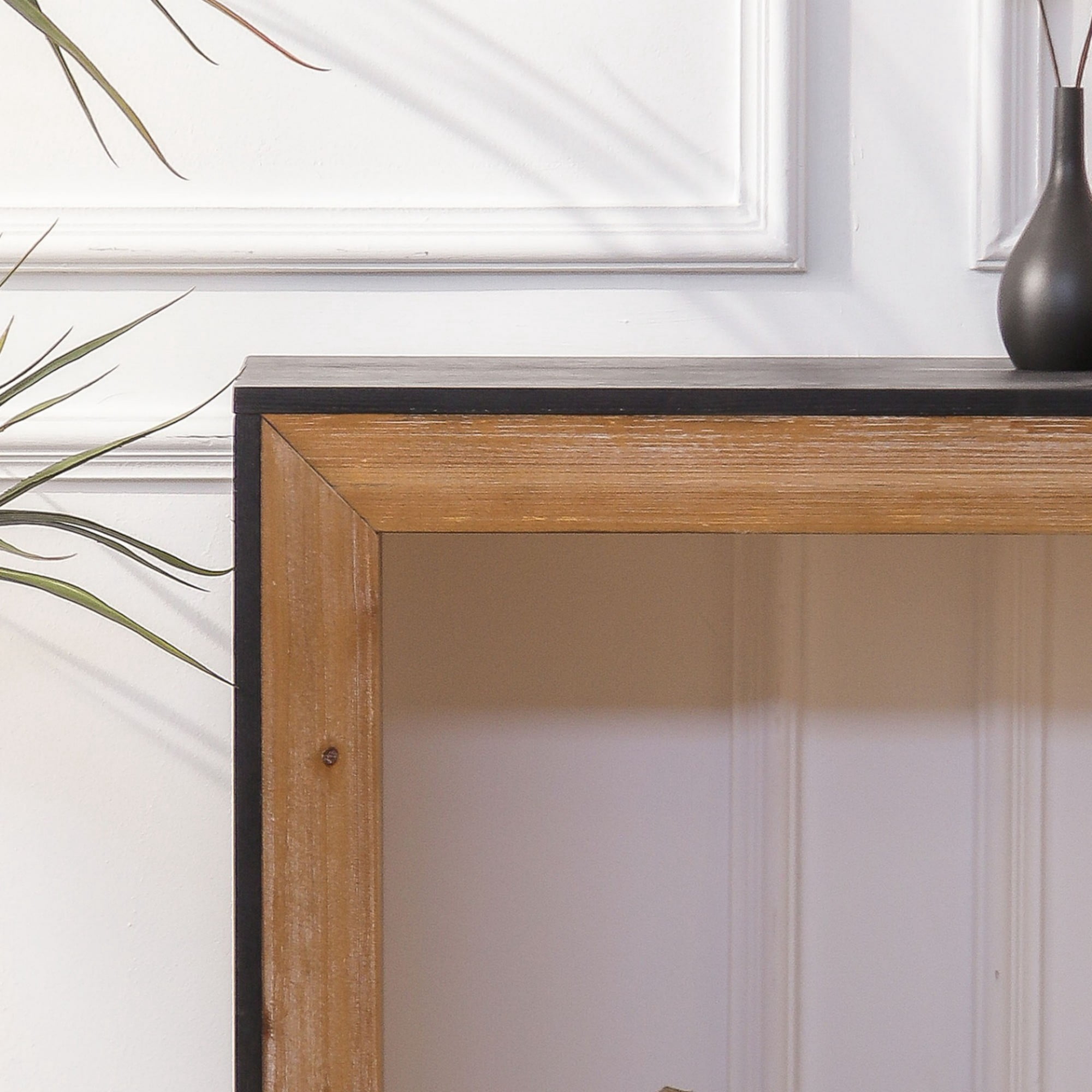 59in Modern Wood Console Table, Entryway Table, Sofa Table, Rustic & Contemporary Design (Natural)