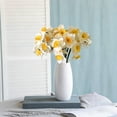 thumbnail image 6 of 6 Pack Artificial Narcissus, 6 s Faux Narcissus Simulation Flower Bouquet, Realistic Silk Fake Floral, Decor for Wedding Photography Home and Table Centerpiece, 6 of 6