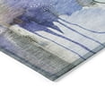 thumbnail image 3 of HomeRoots 629292 10 x 14 ft. Brown Purple & Ivory Abstract Washable Transitional Indoor & Outdoor Rectangle Area Rug, 3 of 8