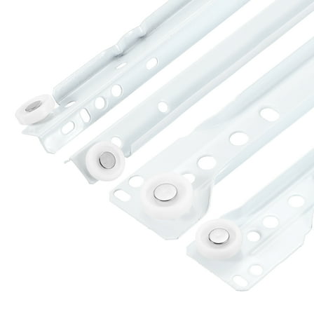 Uxcell 3 Pair Drawer Slides, 18 Inch Soft Close Drawer Slide Heavy Duty Side Bottom Mount Drawer Glides Replacement for Cabinet Dresser Drawers