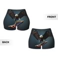 thumbnail image 6 of Athletic Shorts for Women, American Flag Seam Womens Shorts High Waisted Sport Running Workout Gym, 6 of 8