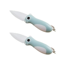 YFTDEY Foldable Ceramic Knife, Ergonomic Handle, Easy Storage, Ideal for Slicing and Peeling Vegetables, Convenient for Kitchen Use, Perfect for Cooking Enthusiasts
