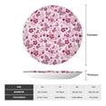 thumbnail image 2 of Picia Flower Butterfly Pattern Bone China Decorative Plate – Wall Decor with Stand and Adhesive, Elegant Ornament for Living Room, Office, or Entryway-10in, 2 of 6