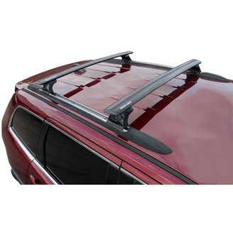 ERKUL Roof Rack System For Ram Promaster City 2015-2022 - Side Rails + Cross Bars, Black, 165 Lb Capacity, Bare Roof Fit