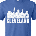 thumbnail image 4 of Inktastic Cleveland Skyline Grunge T-Shirt, 4 of 5