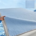 thumbnail image 1 of Rewenti Ice Silk Refrshing Mat Dormitory Breathable Refrshing Mat Summer Refrshing Mat Ice Silk Mat Bed Sheet Mattress for Home Use, 1 of 6