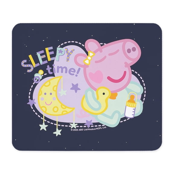 CafePress - Peppa Pig: Sleepy Time! - Non-slip Rubber Mousepad, Gaming Mouse Pad