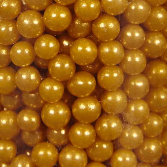 Gold Sugar Pearls 