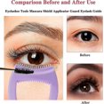 thumbnail image 4 of ZHAOCHENG Protector de rímel de silicona 3 en 1 con forma de sirena, aplicador de pestañas, protector de rímel para ojos, herramienta de maquillaje de ojos reutilizable con plantilla de delineador de, 4 of 5