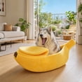 thumbnail image 5 of Pet Bed for Cats & Small Dogs with Enclosed Warm Hooded Cover, Cozy Semi-Enclosed Cave Design & Soft Long-Lasting Fabric, Suitable for Indoor Sleeping, by MPOISVA, 5 of 6