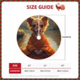 thumbnail image 2 of Gaeub Maple Leaf Meditating Chihuahua Print Christmas Tree Skirt,Christmas Decorations,Round Xmas Skirt for Christmas Indoor Decorations Xmas Winter Holiday Party Supplies-48", 2 of 6